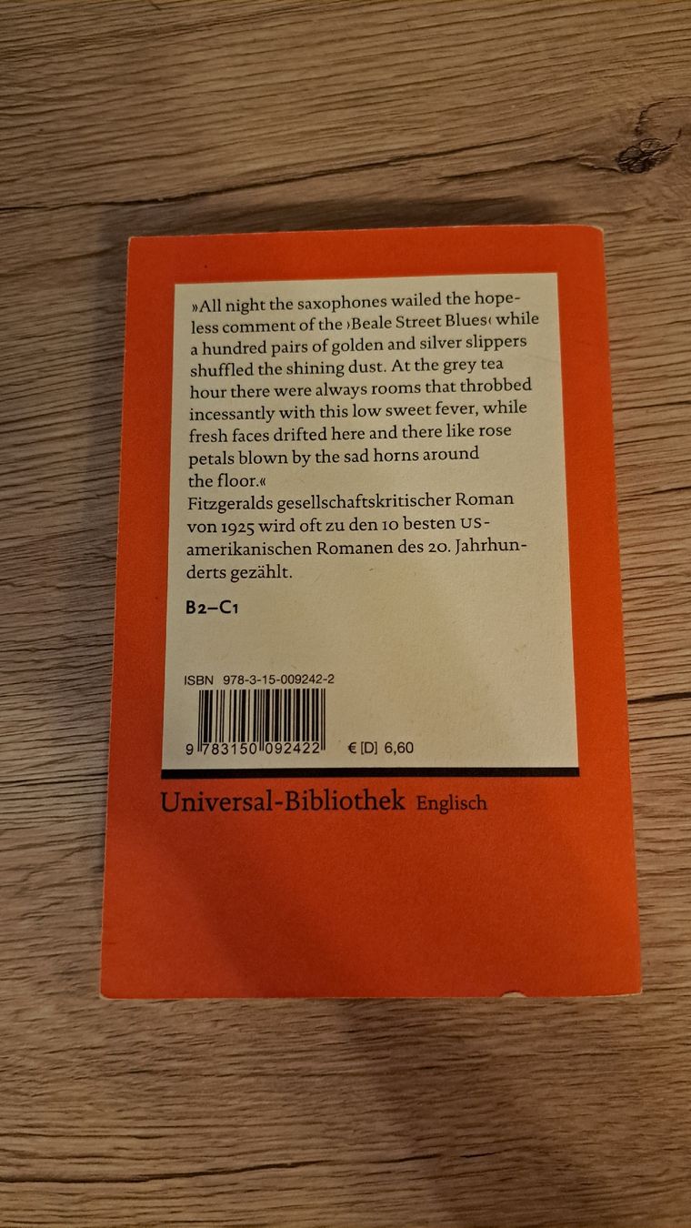 Bücher: The Great Gatsby – Gebraucht aus Schaffhausen von xJuliax 2