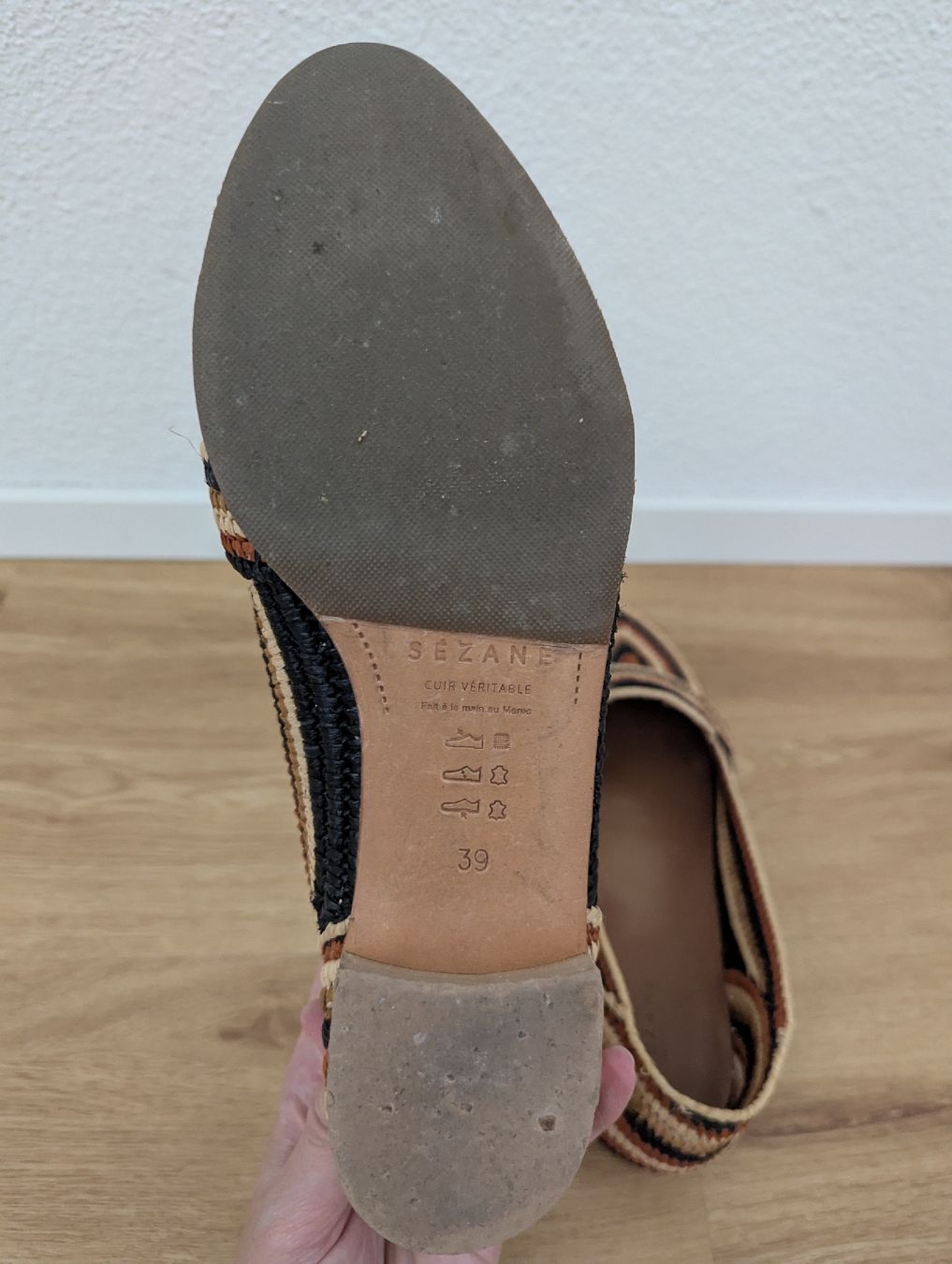 Sezane Damenschuhe: Sézane Mayfair Mokassins aus Bast - EU39 – Gebraucht aus Zürich von gag_wg7n 3