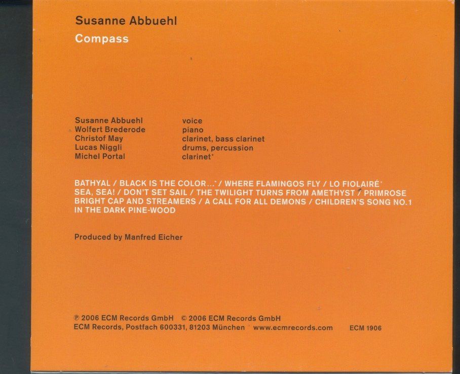 CDs: Compass - Susanne Abbuehl – D'occasion à Delémont par MaxPlan 1