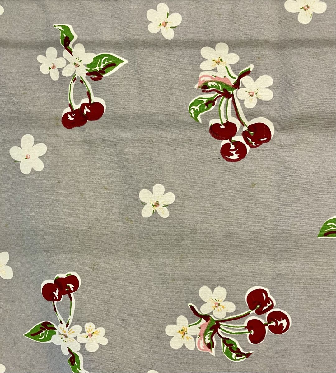 Globus Altra biancheria da tavola: Globus Kirschen Tischtuch 100% Baumwolle – Usato da Zürich venduto da Popcorn-Vintage 3