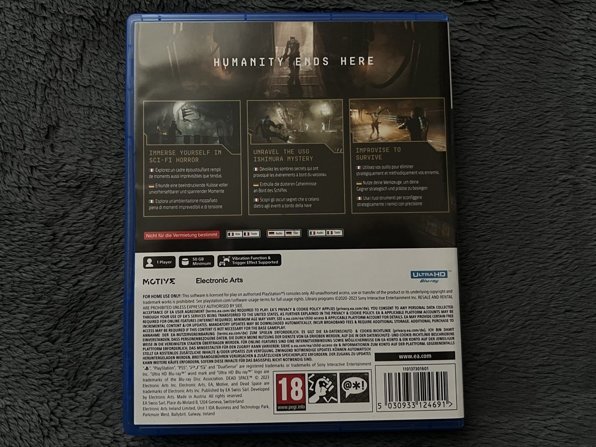 Sony Giochi: Dead Space - PS5 – Usato da Würenlos venduto da minmo 1
