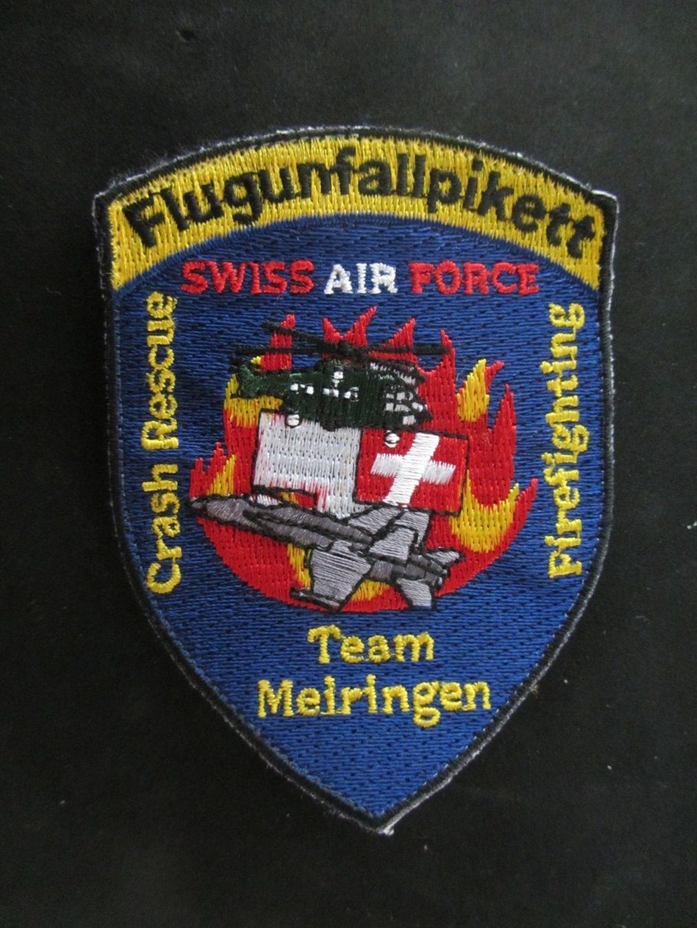 Patches: Badge Pompier Suisse – Gebraucht aus Payerne von jacmar