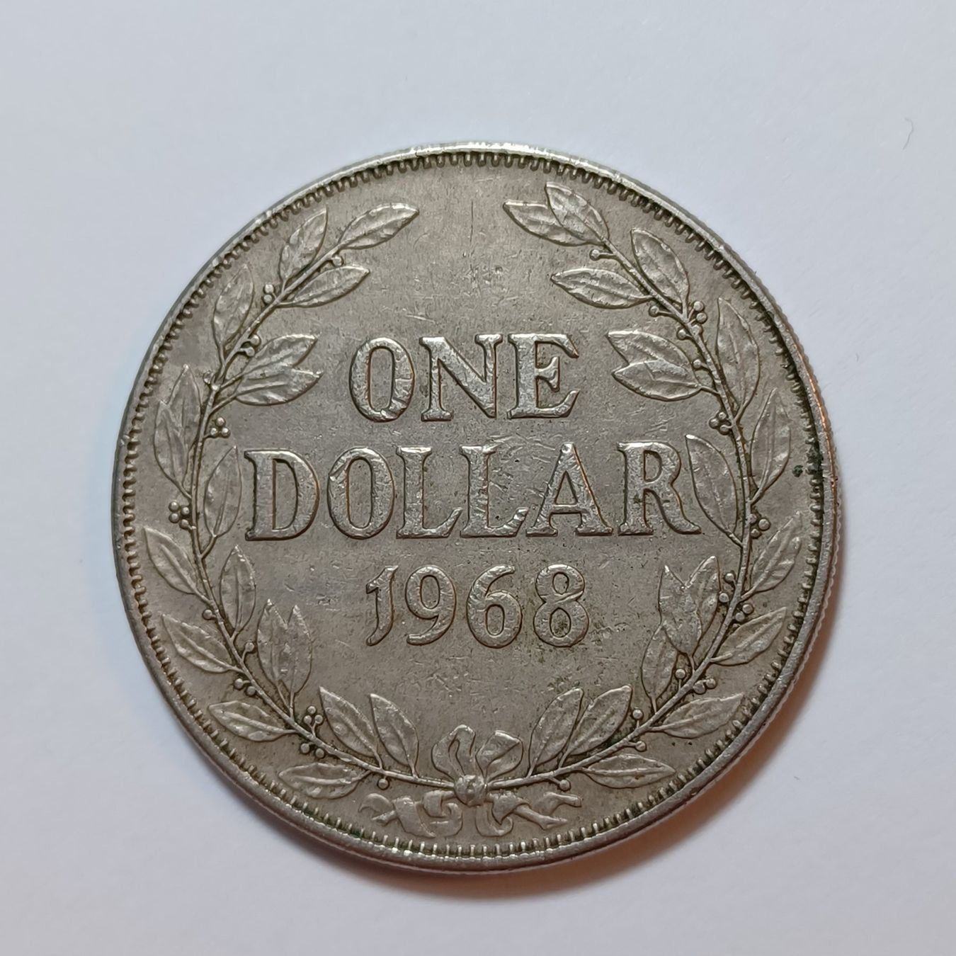 Tutti le monete: 1 Dollar 1968 Liberia – Usato da Pfäffikon ZH venduto da Welt_Muenzen 1
