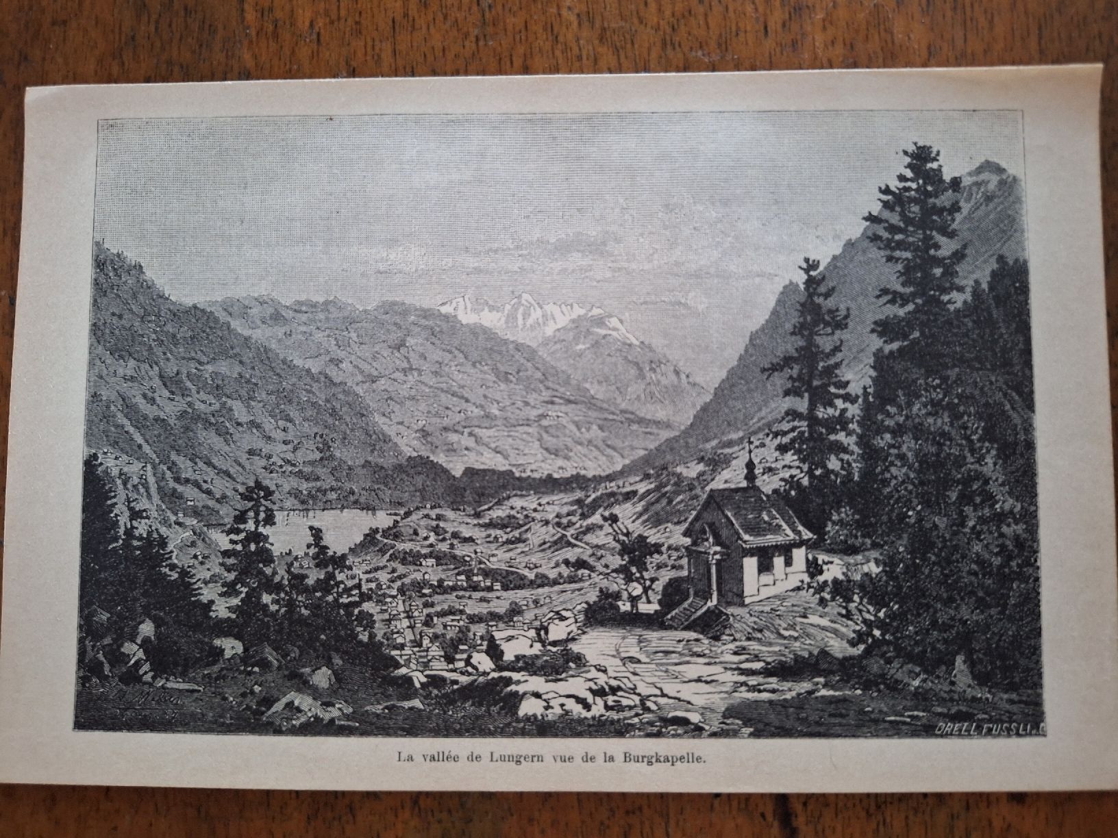 Incisioni: VALLEE DE LUNGERN. BURGKAPELLE – Usato da Bevaix venduto da bohrap