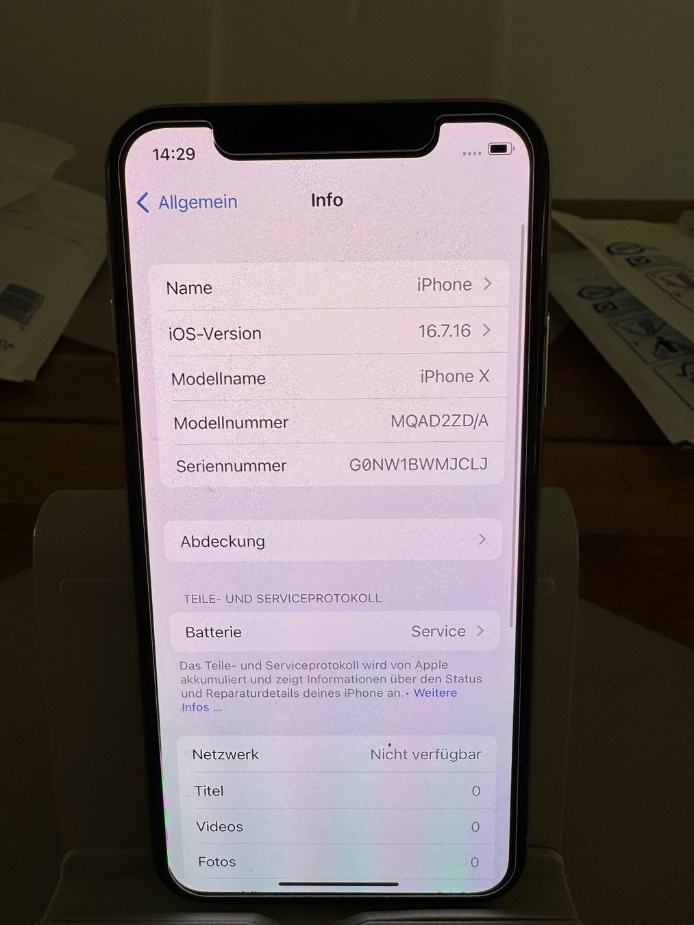 Apple Telefoni cellulari / Smartphones: iPhone X 64GB – Usato da Adliswil venduto da Busys 1