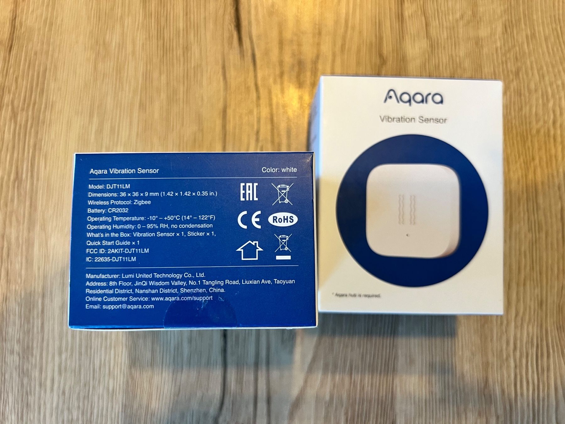 Aqara Sistemi d'allarme: Aqara Vibration Sensor – neu, OVP – Nuovo e nell'imballaggio originale da Aarau venduto da BuddySwiss 1