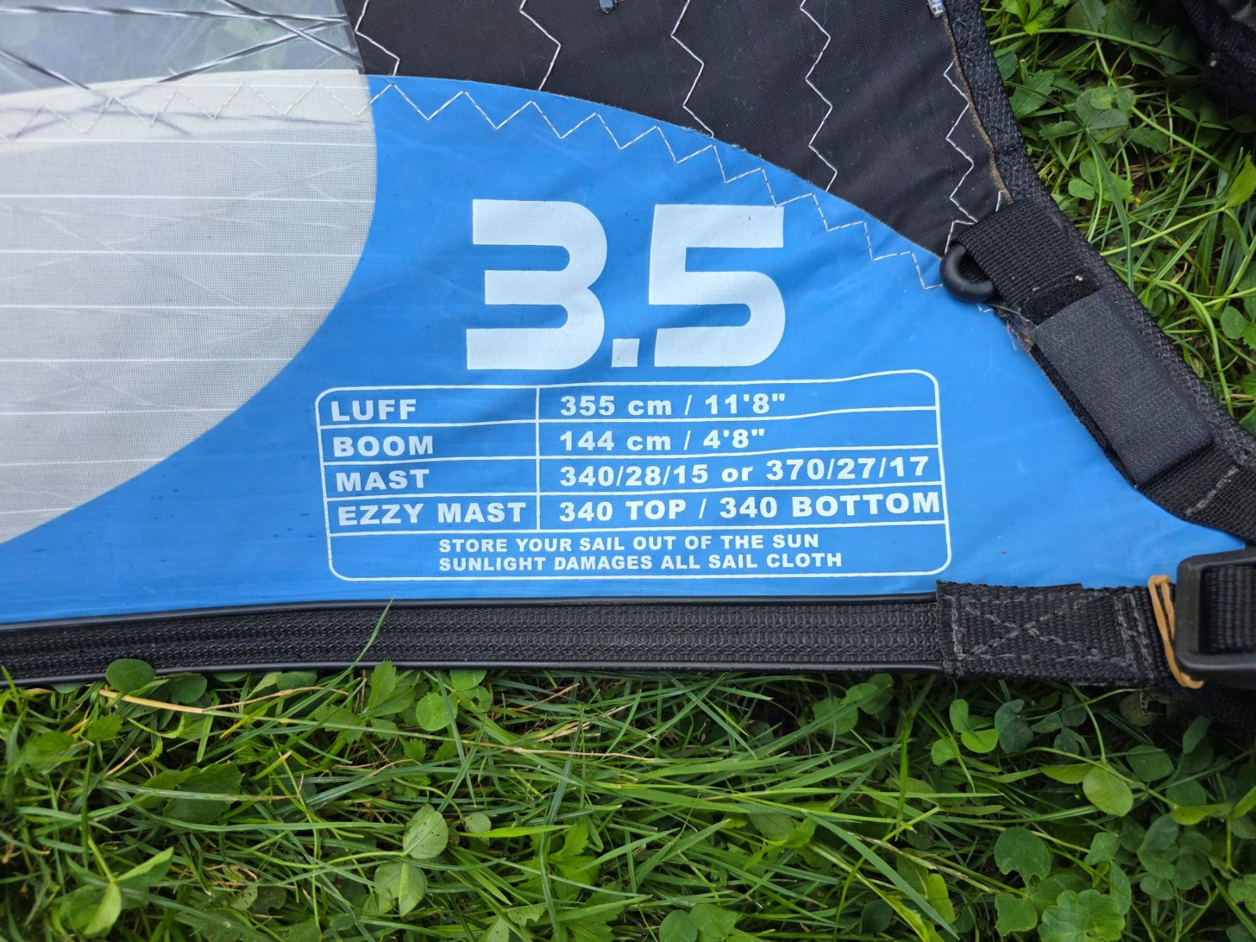 Surf: Windsurfsegel Ezzy Wave SE 3,5 – Usato da Buchs SG venduto da swisssurfer007 2
