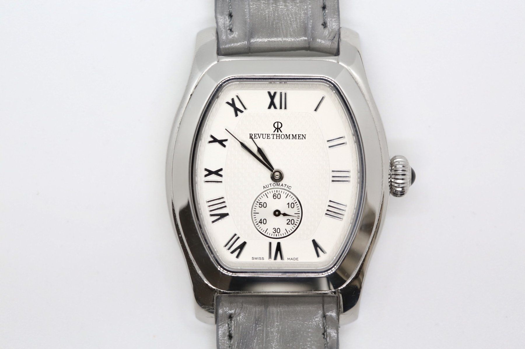 Revue Thommen Orologi: Revue Thommen Tonneau Herrenuhr – Usato da Reinach BL venduto da Han-Numismatik