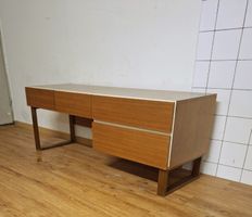 Teak Sideboard Kommde Mid-Century 4 schublade 1960er