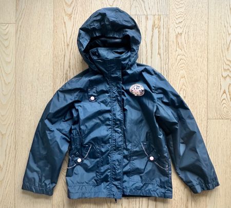 Mädchen Regenjacke dunkelblau Grösse 140