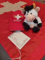 Switzerland Schweiz-Geschenk-Set Flagge Swiss-Cow Cappy Girl