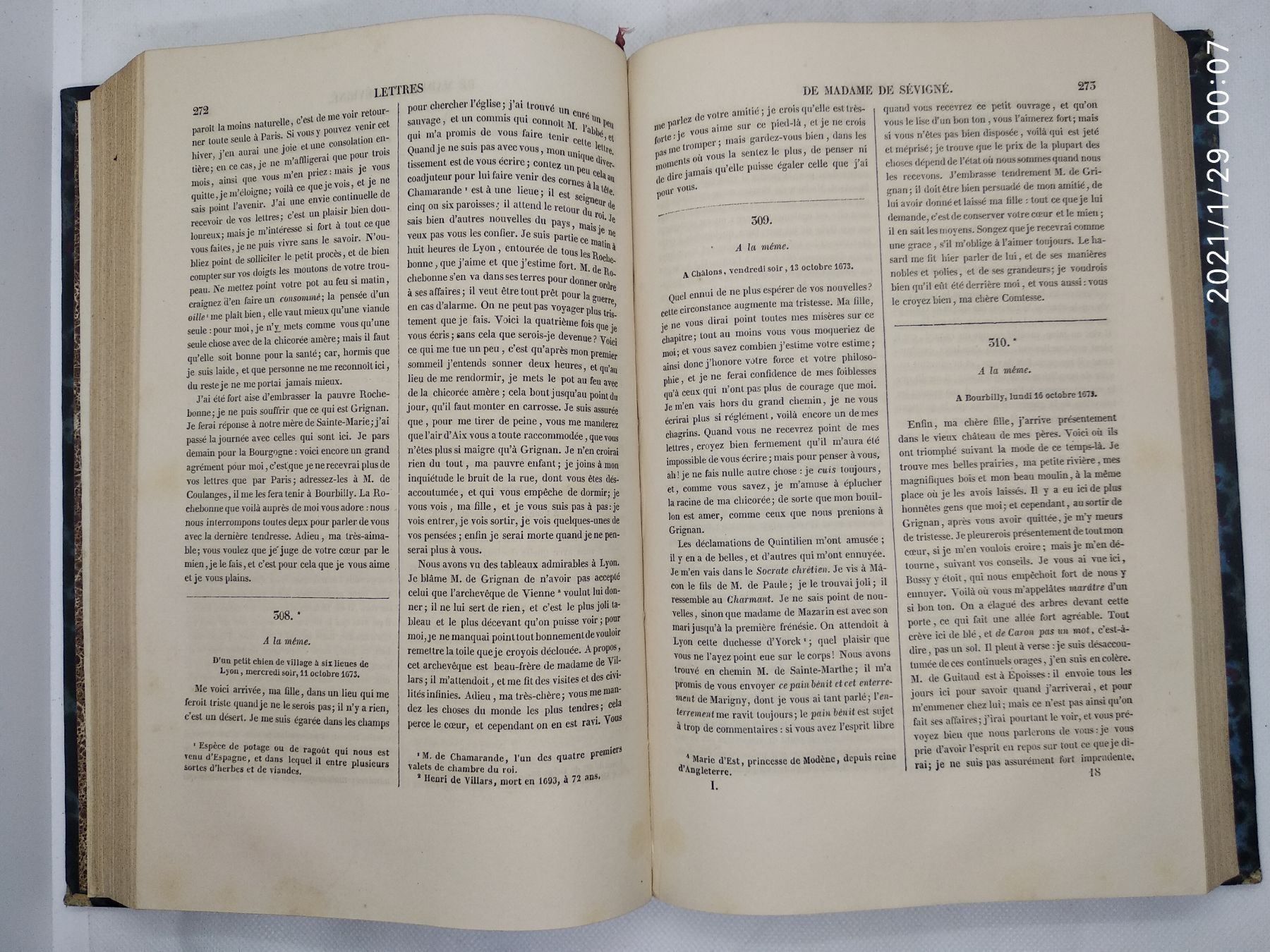 Bücher: DE SEVIGNÉ - LETTRES - 1838 – Gebraucht aus Goldach von Gaip 4