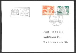 Sonderbrief A. 885 42. Comptoir Suisse Lausanne 9.-24.9.1961