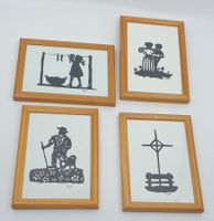 4 Scherenschnitte Paul Walser