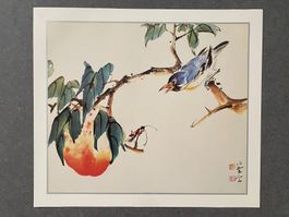 Original Vintage Poster - Alte Chinesische Tuschzeichnung 4