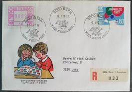 AB7) ATM, Nr. 1.II, Sonderbrief mit Sonderstempel Selten!!