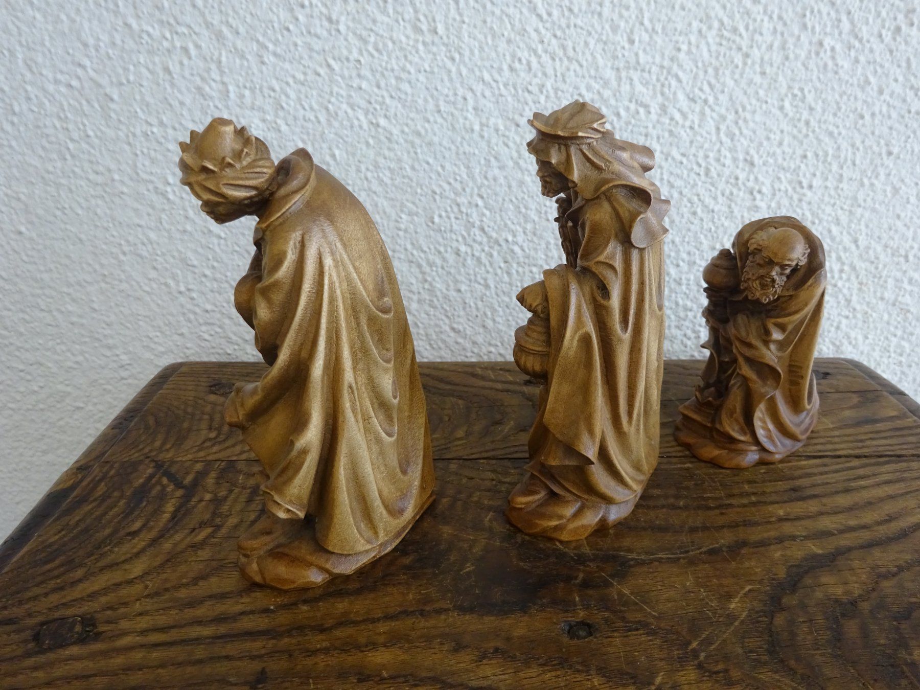 Statuette: Heilige Drei Könige / Krippenfigur Holz – Usato da Esslingen venduto da eintagammeer 3