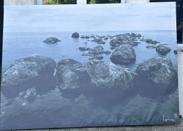 Grosses Bild Steine  ca 140x220cm