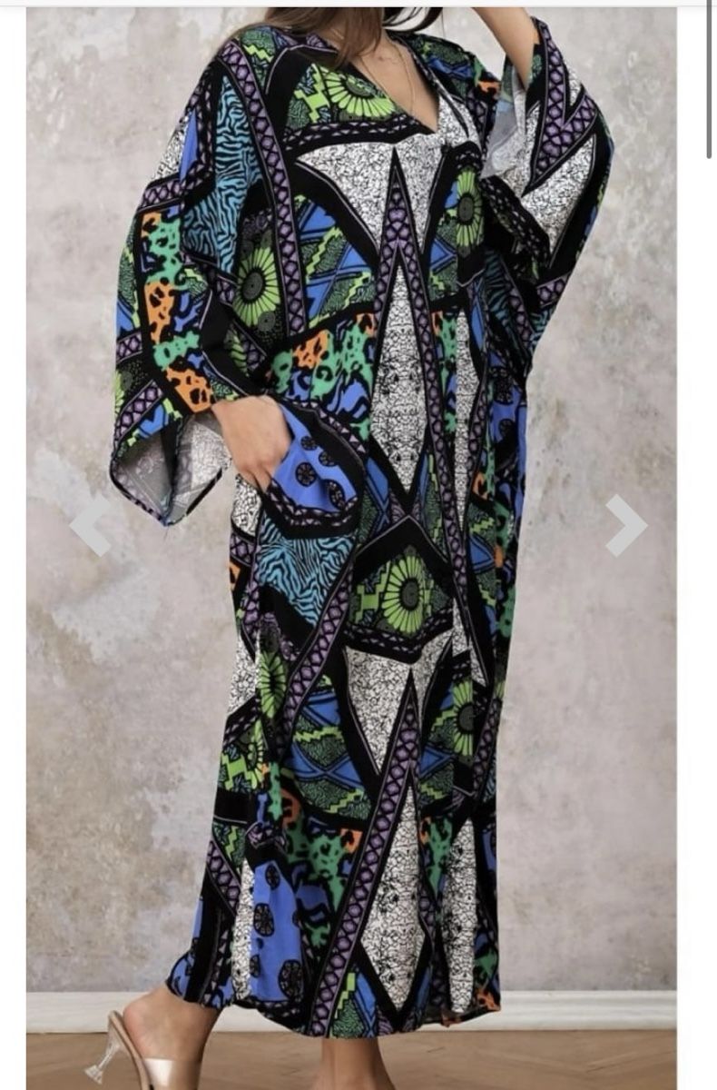 Vestiti: Djellaba noire et colorée – Nuovo e nell'imballaggio originale da Petit-Lancy venduto da mina222