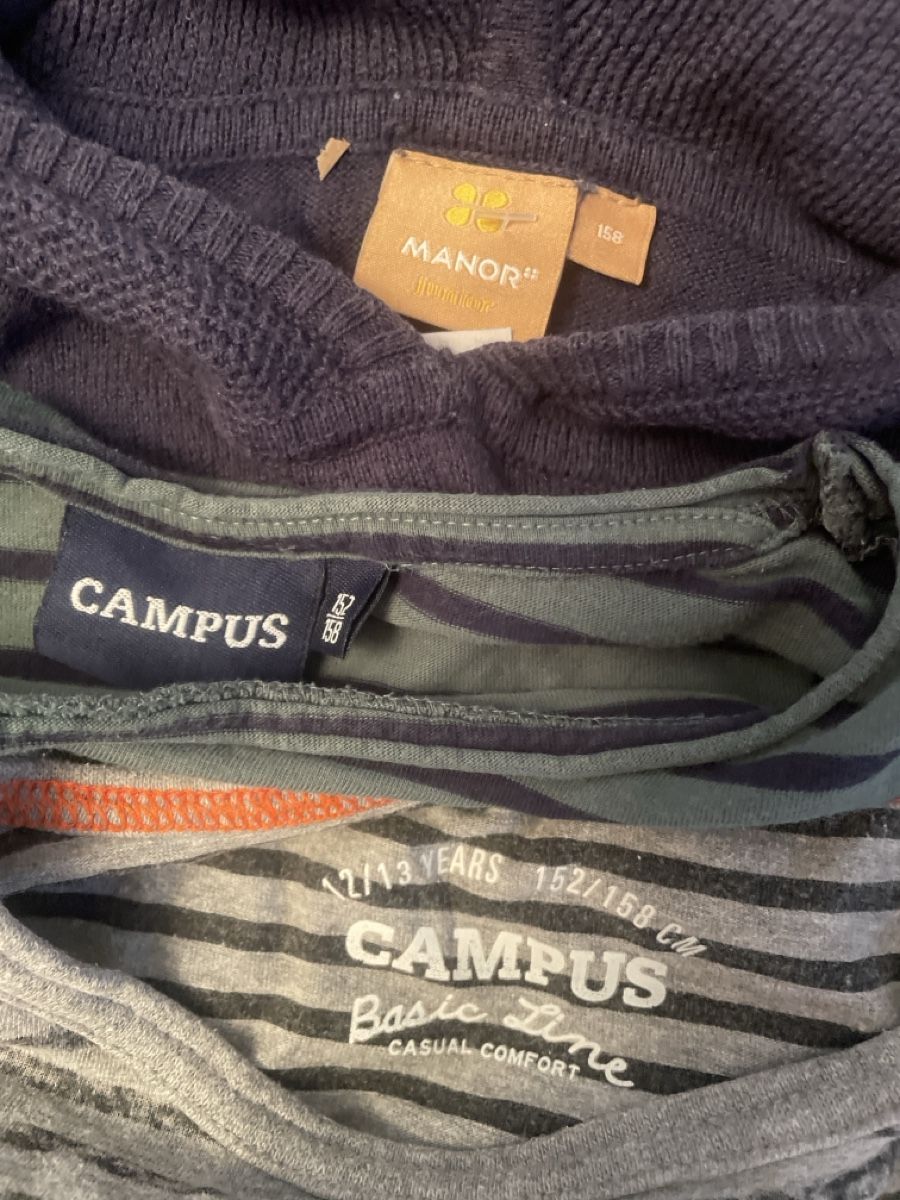 Manor Pullover & Sweatshirts: Manor Campus 3 Shirts/Pulli Gr.152/158 – Gebraucht aus Obergerlafingen von cabo4 2
