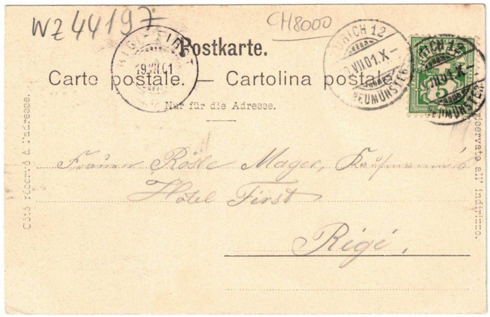 Cartoline postali: Zürich - Dolder mit Standseilbahn – Usato da Binningen venduto da Mountainrider 1