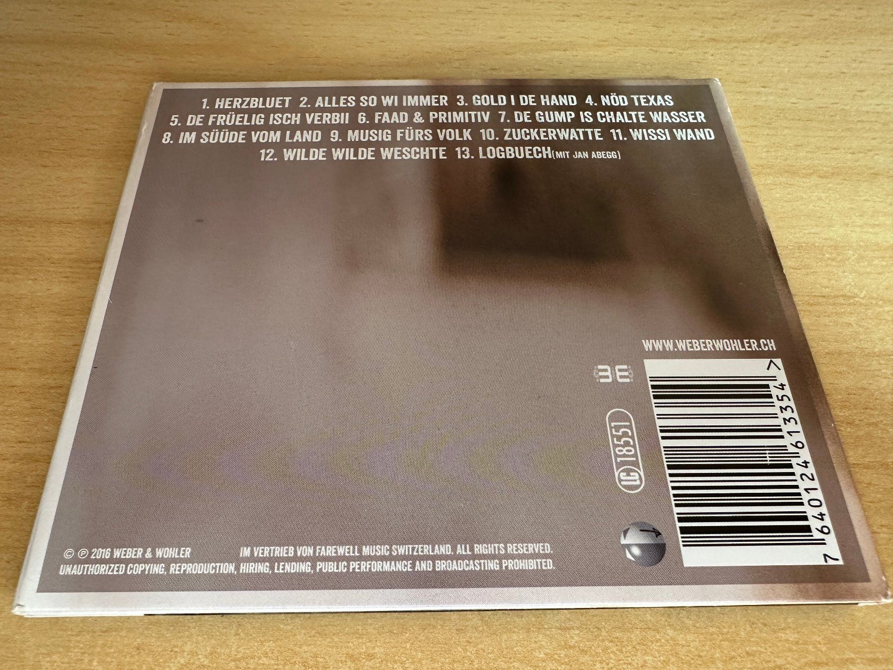 CDs: Weber & Wohler - Herzbluet – D'occasion à Rikon im Tösstal par Alpenmutz 1