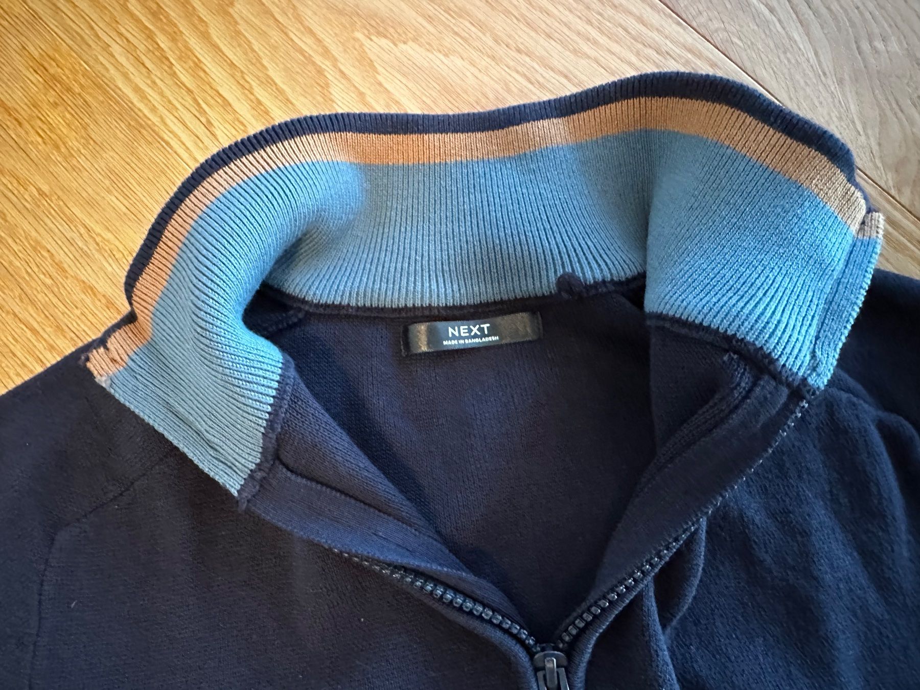 Next Vestes & Manteaux: NEXT Feinstrickjacke Gr. 164, dunkelblau – D'occasion à Sissach par tapasu 2