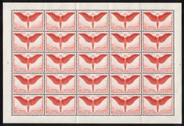 1936 Flugpost F11z im Bogen **