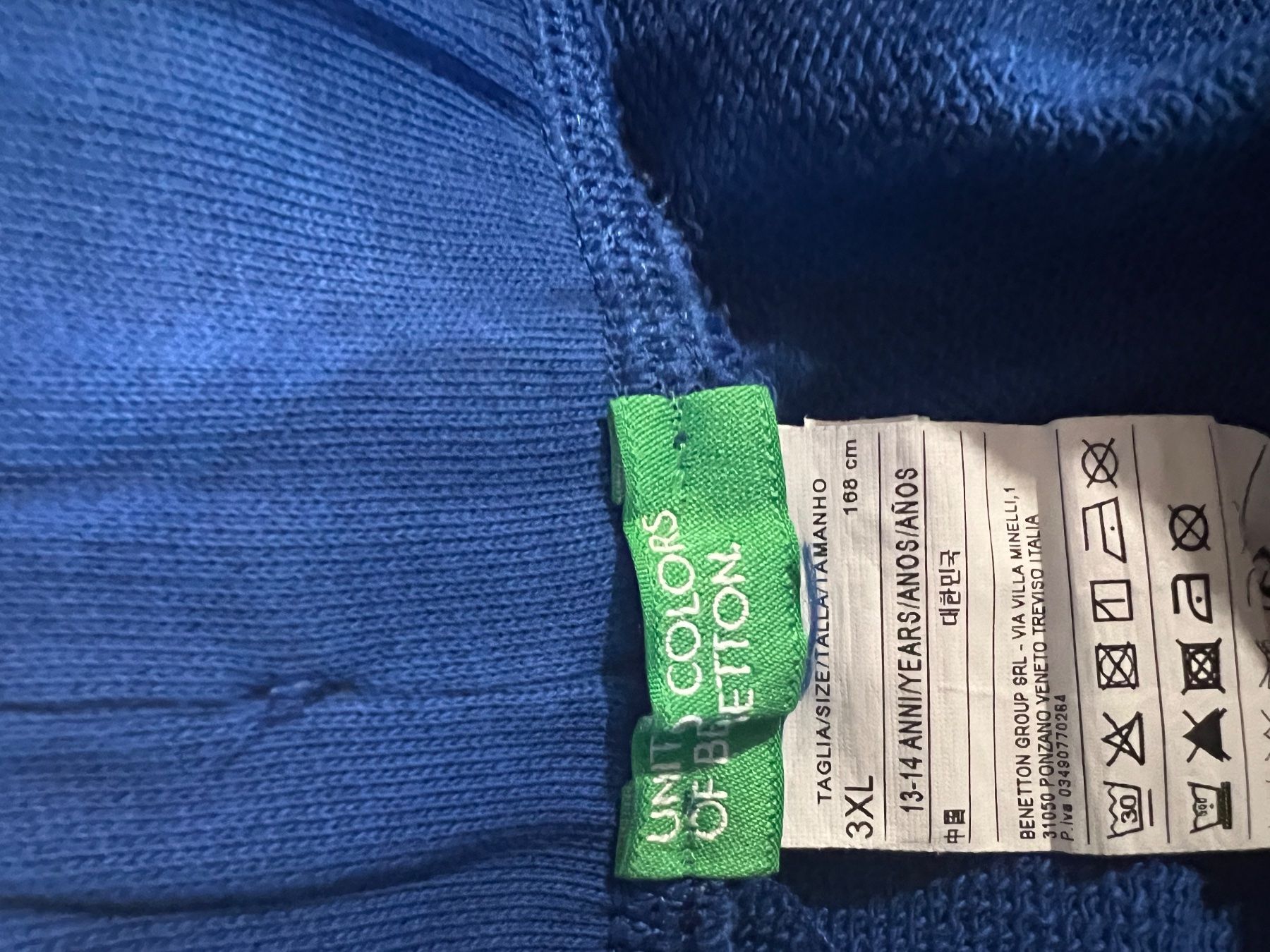 Benetton Kleiderpakete & -sets: Jogging sur vêtement Benetton bleu – Neu (gemäss Beschreibung) aus Cologny von PEACEANDLOVE 5