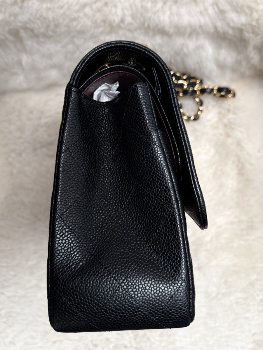 Chanel Borse da donna: Chanel large classic double flap, black caviar leather – Nuovo (secondo la descrizione) da Adliswil venduto da mun_k9pf 5