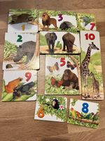 10 kleine Kartonbücher über Tiere mehrsprachig