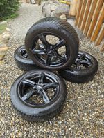 !!! Winterpneu Reifen Satz - schwarze Felge 4mal-205/55/R16