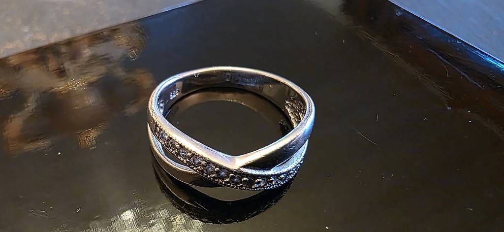 Anelli: Zirkonia, Silber 925, Fingerring – Usato da Kaufdorf venduto da Nati-Nati 3