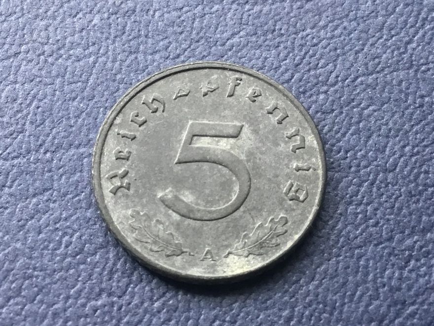 Tutti le monete: 5 Reichspfennig 1941 A – Usato da St. Margrethen SG venduto da alfapeugeot10 1