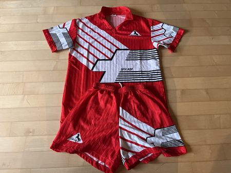 Schweiz Nati Vintage Trikot Blacky Set Hose Suisse Rarität
