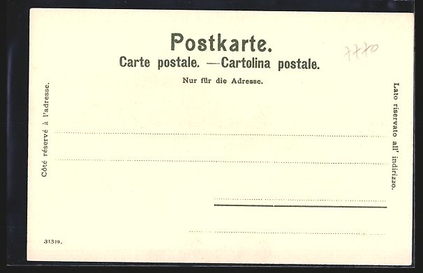 Cartoline postali: Fritz Voellmy: St. Maurice, Brücke mit  – Usato da Berlin venduto da bartko-reher 1