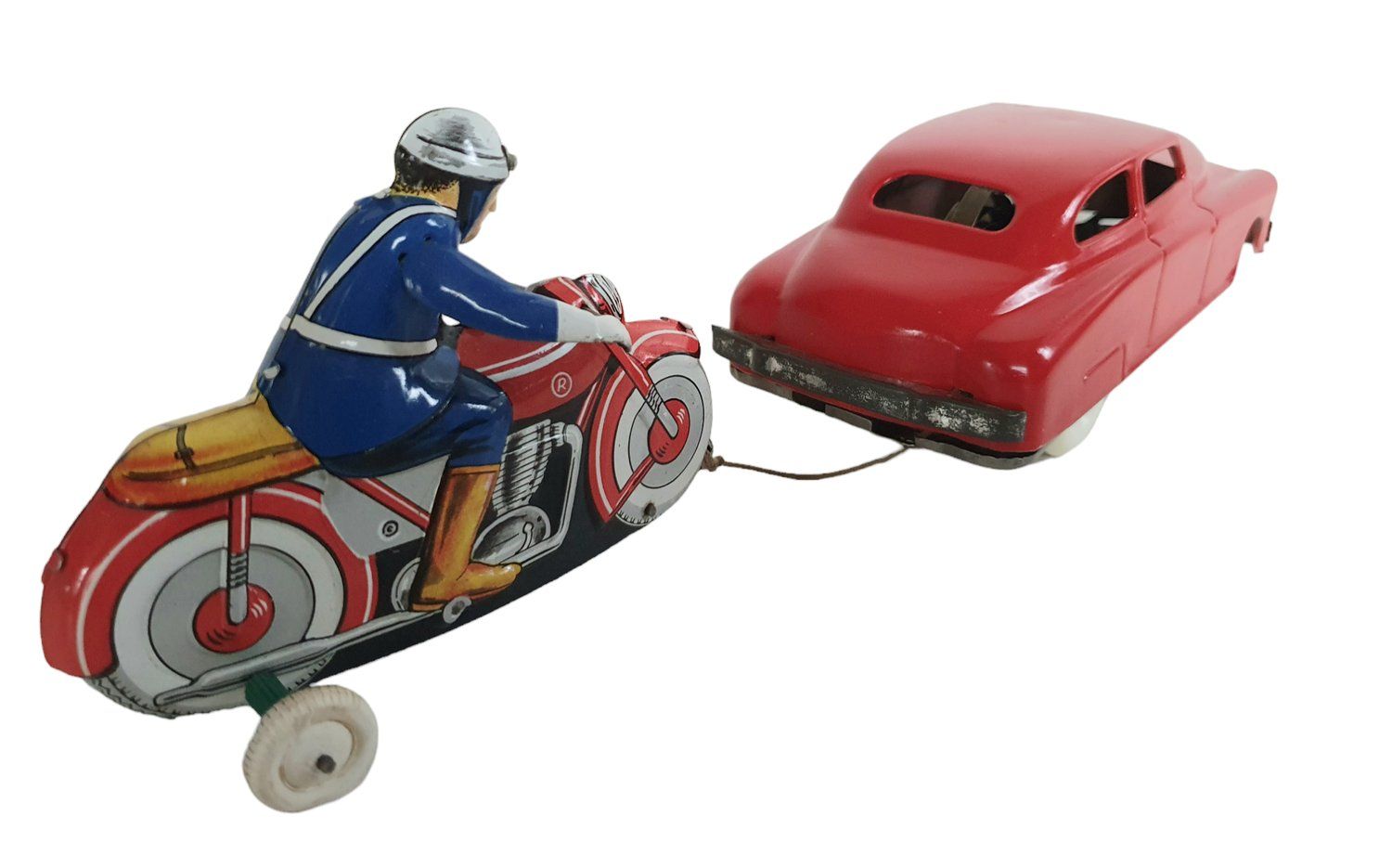 Jouets: Auto mit verfolgendem Polizeimotorrad – D'occasion à Rickenbach b. Wil par klassikmarkt.ch 2