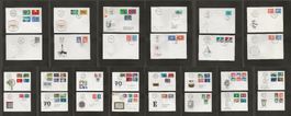 Schweiz 28 FDC 1959 bis 1972