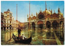 AK Venezia, Aqua alta 2000, gelaufen nach Eschenbach