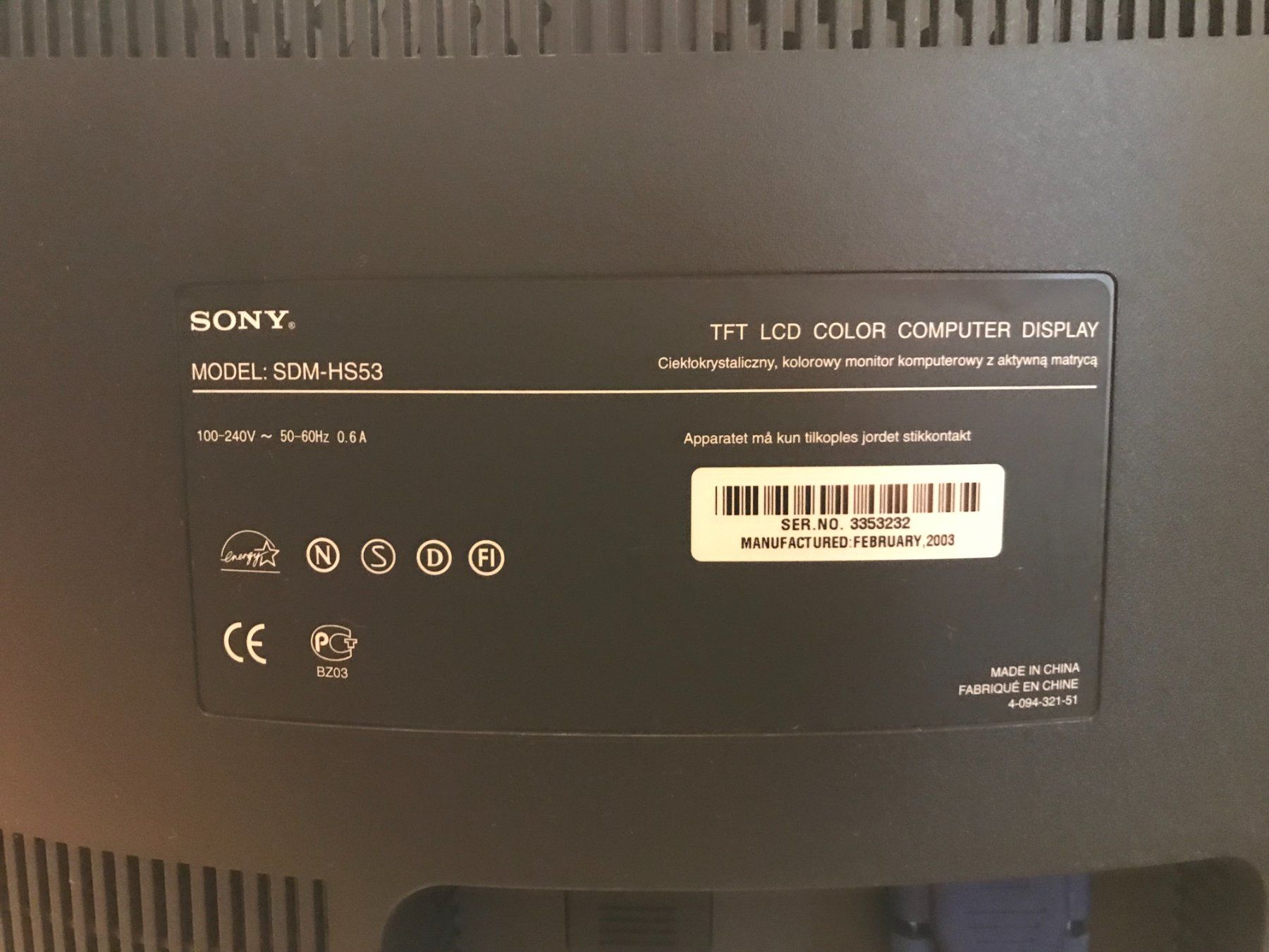 PCs: Sony - 14" Monitor – Gebraucht aus Wetzikon ZH von  2