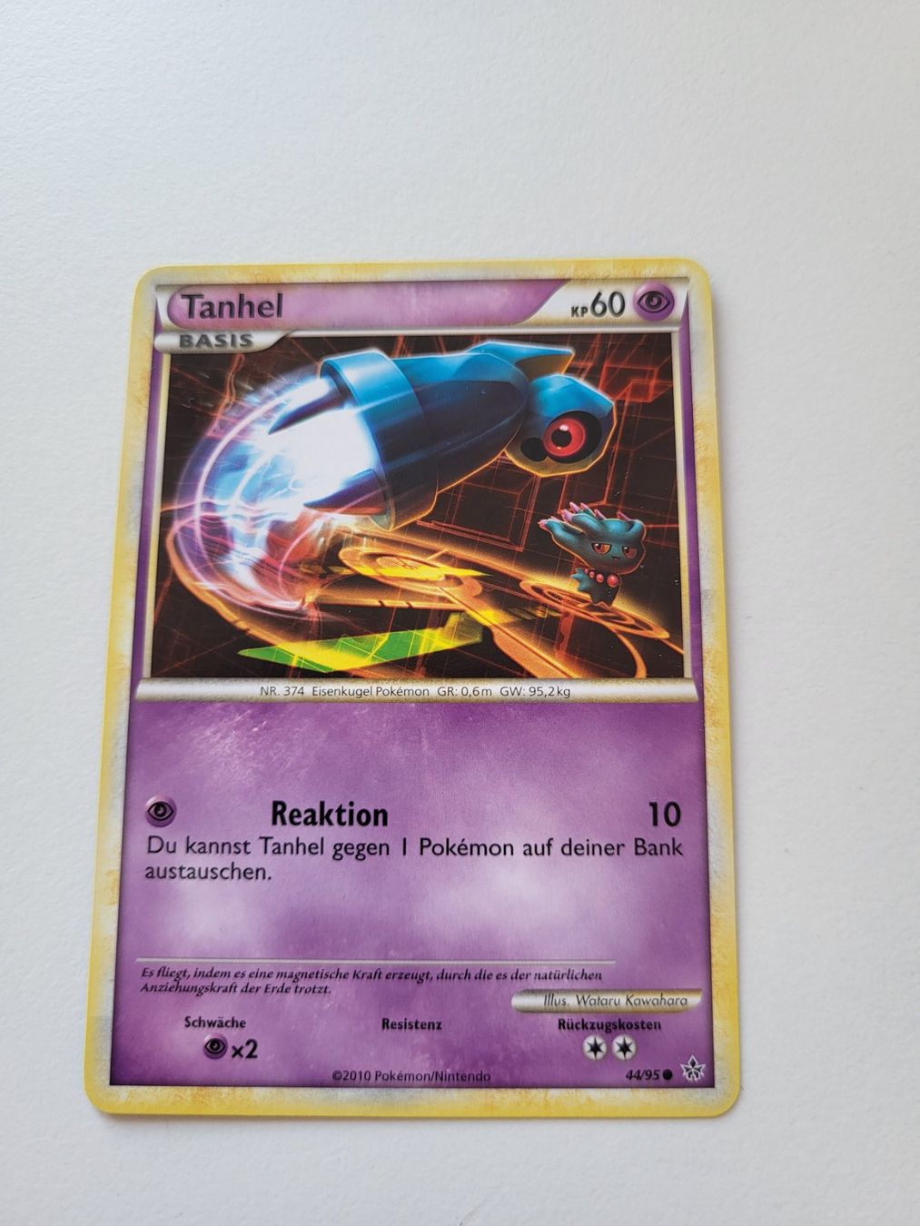 Pokémon Carte collezionabili: Tanhel / Beldum (Unleashed 44/95) – Usato da Erlenbach ZH venduto da ram_mjn5