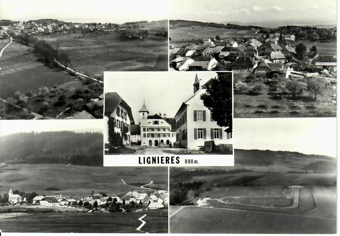 Ansichtskarten: Lignieres – Gebraucht aus Hochdorf von Ziegel-16