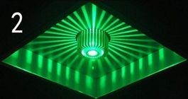 Moderne Led Downlight Decken Lampe, Farbe Grün