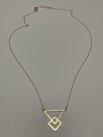 Collier en or 18 carats longueur 41 cm