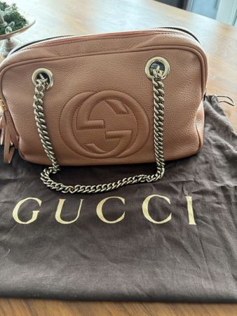 Gucci Soho Tasche Leder Bronce