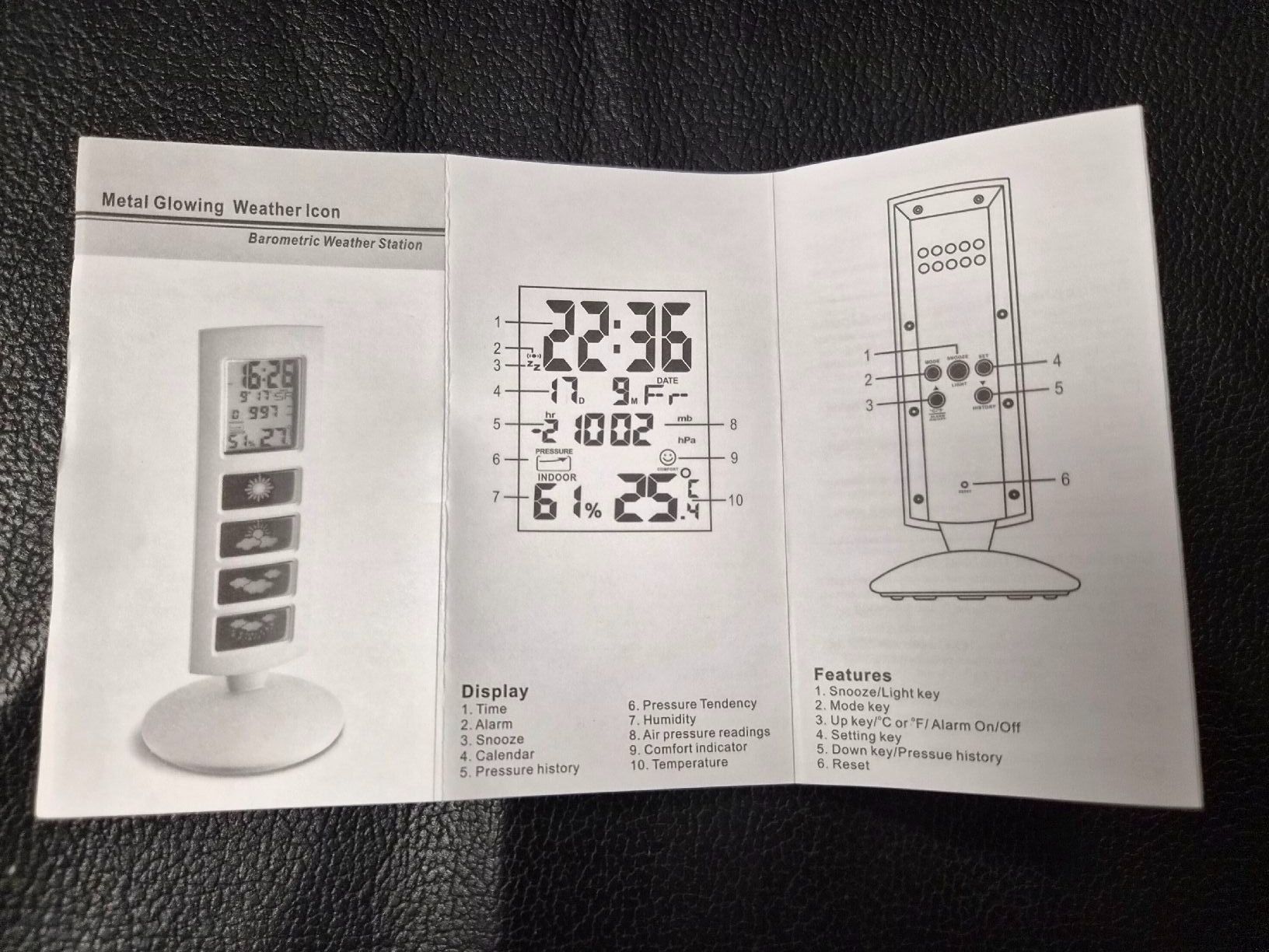 Sonstiges für Haushalt & Wohnen: Barometer, Wetterstation – Neu und originalverpackt aus Röthenbach Hbsee von Anduri 2