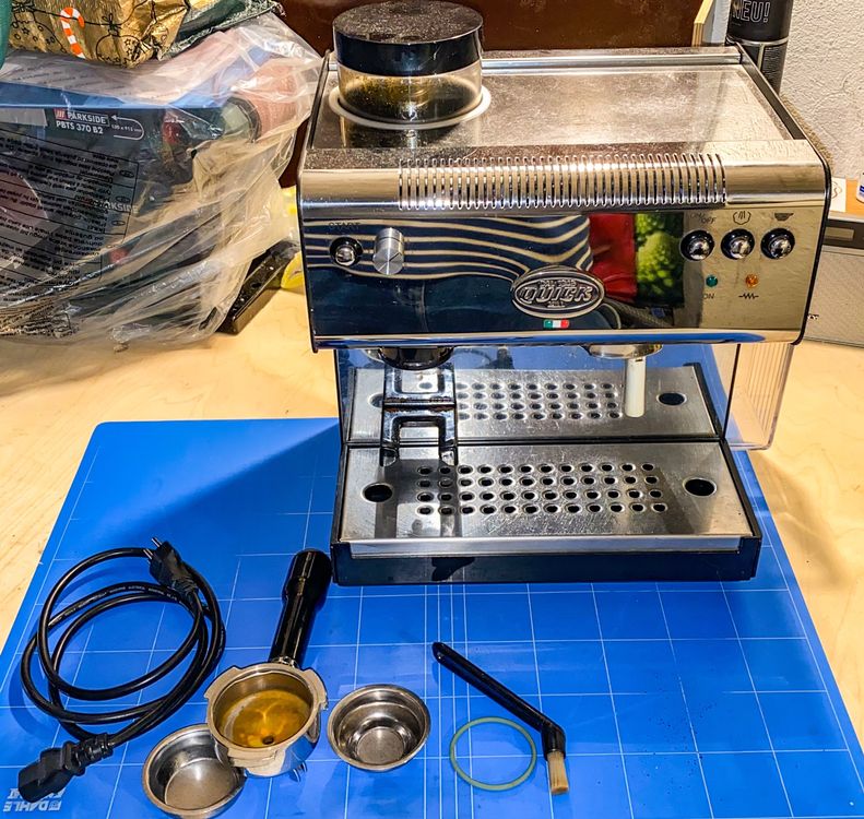 Quick Mill Siebträger mit eingebauter Kaffeemühle Kaufen auf Ricardo