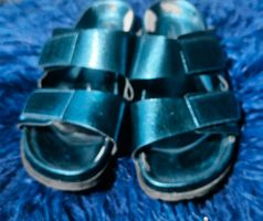 JEFFREY CAMPELL SPAIN SANDALE SANDALETTEN 40 PETROL SCHUHE