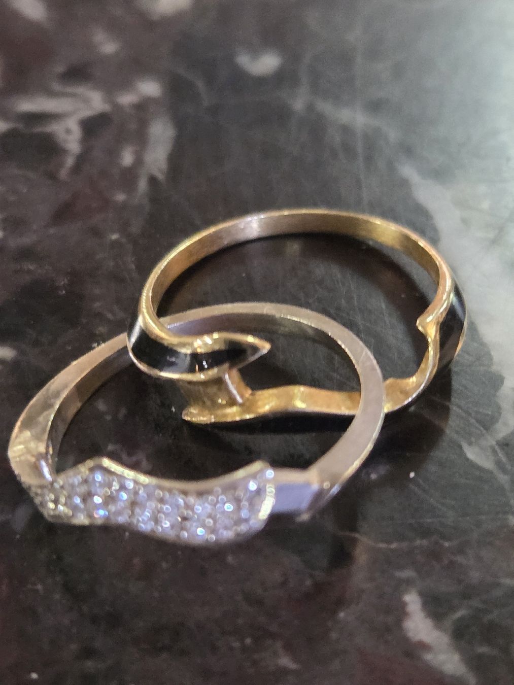 Anelli: weiss / gelbgold Diamantring  / "750" – Nuovo (secondo la descrizione) da Burg im Leimental venduto da Spuma87 3