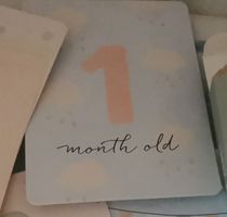Baby Meilensteinkarten Set für unvergessliche Momente, Neu